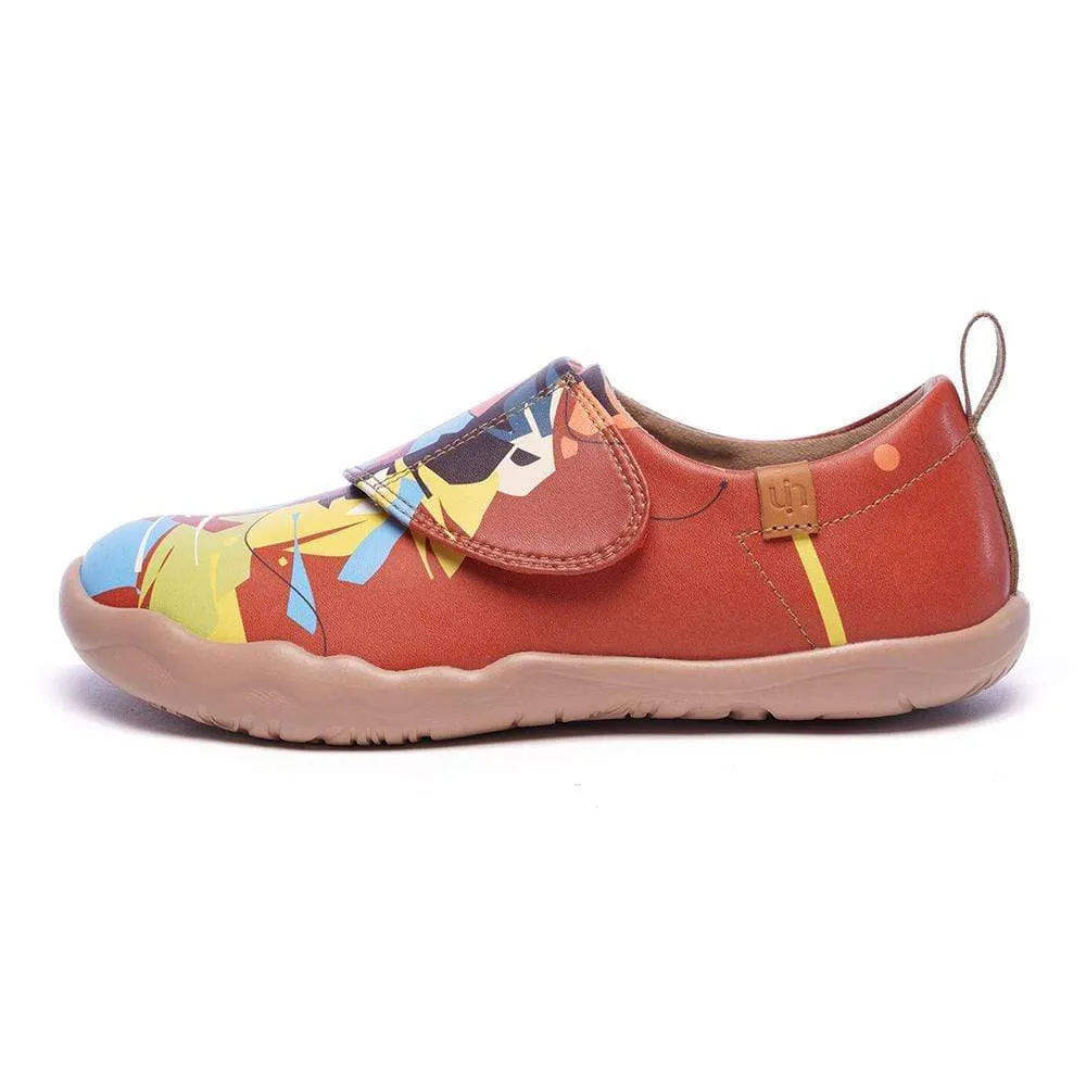 -Hello, Lion- Animal Design Painted Kids Casual Shoes