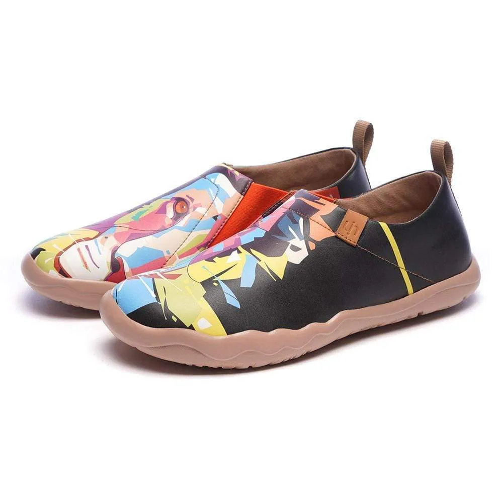 -Hello, Lion- Multicolored Flats For Men