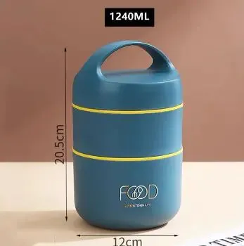 1240ML/1590ML Large Capacity Stainless Steel Lunch Box