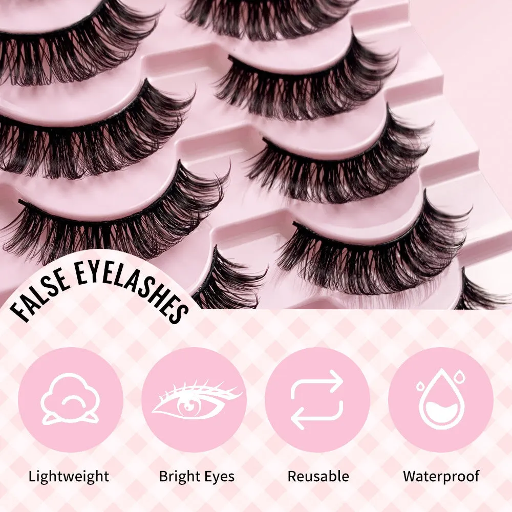 3D Multi-layer Female Curling False Eyelashes