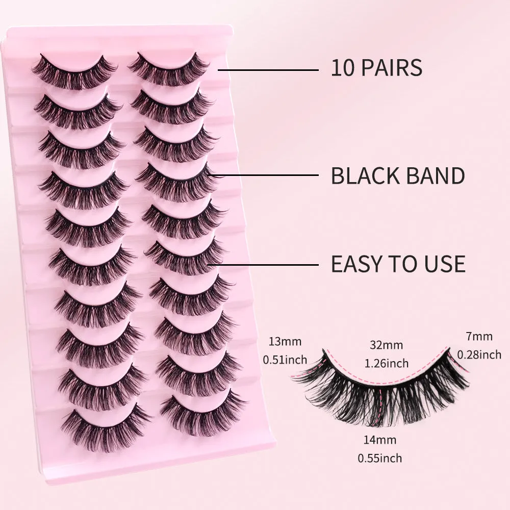3D Multi-layer Female Curling False Eyelashes