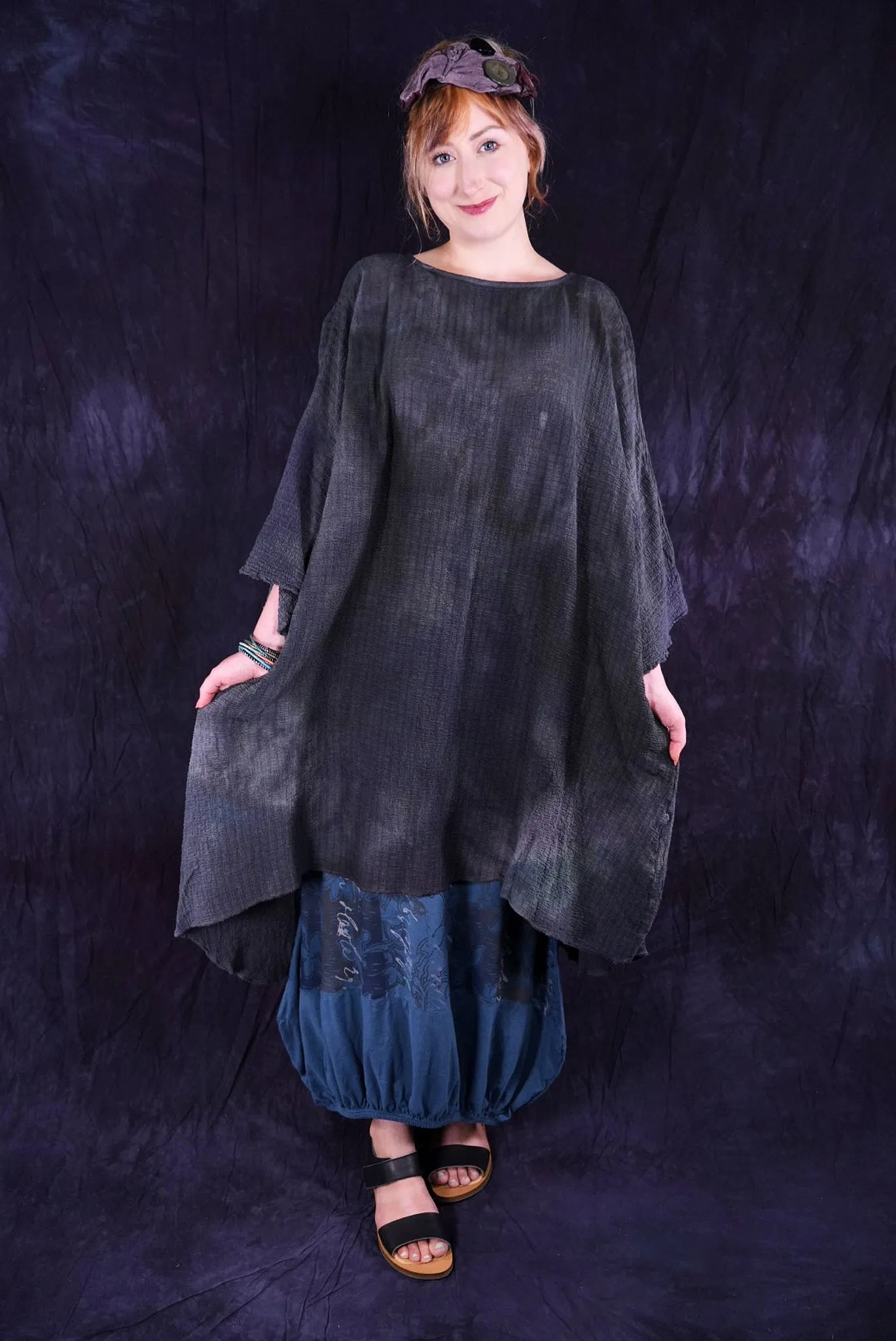 4188 Sprig Skirt Echo Blue-P