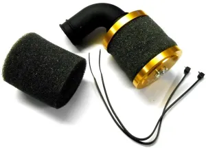51701A 1/8 Alloy Open RC Engine Air Filter Sponge Gold