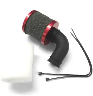 51701R 1/8 Alloy Open RC Engine Air Filter Sponge Red
