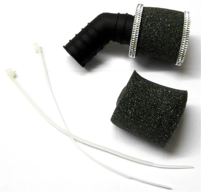 51706S Silver Open Alloy Air Filter Sponge 1/10 Scale