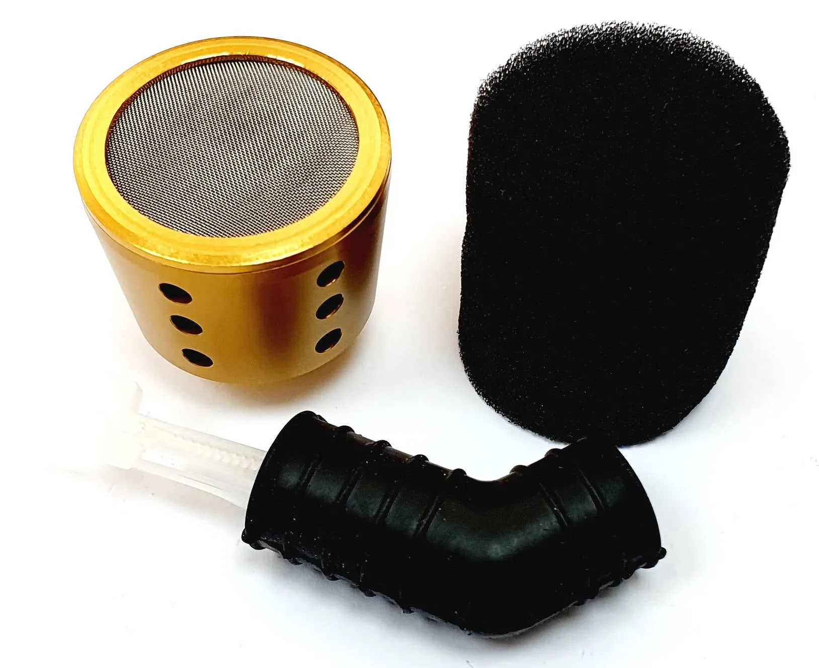 51710A 1/10 Alloy Taper RC Nitro Engine Air Filter Gold