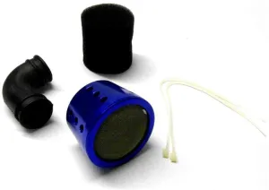 51711B 1/8 Alloy Taper RC Nitro Engine Air Filter Blue