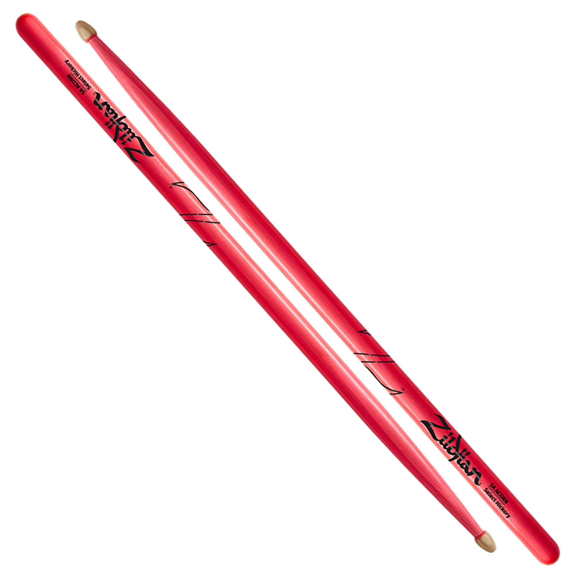 5A Acorn Neon Pink Drumsticks