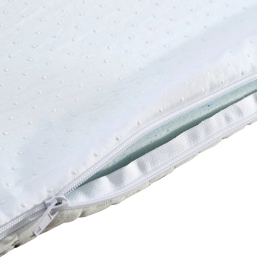 8cm Bedding Cool Gel Memory Foam Bed Mattress Topper Bamboo Cover Single