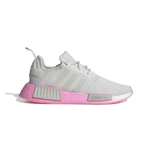 ADIDAS GW9462 NMD_R1 WMN'S (Medium) Grey/Pink/White Stretch Fabric Running Shoes