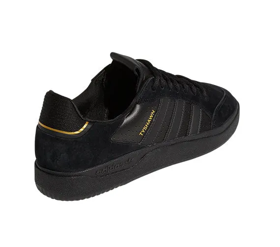 Adidas Tyshawn Low - Core Black/Core Black/Gold Metallic