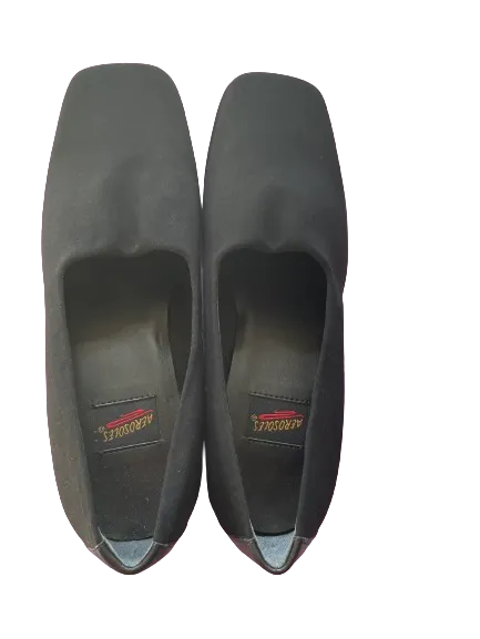 Aerosoles Black Stretch Slip Ons