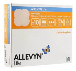 Allevyn Life Silicone Foam Dressings 15.4cm x 15.4cm | Hydrocellular