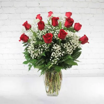 Always On My Mind 12 Long Stemmed Red Roses