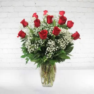 Always On My Mind 12 Long Stemmed Red Roses