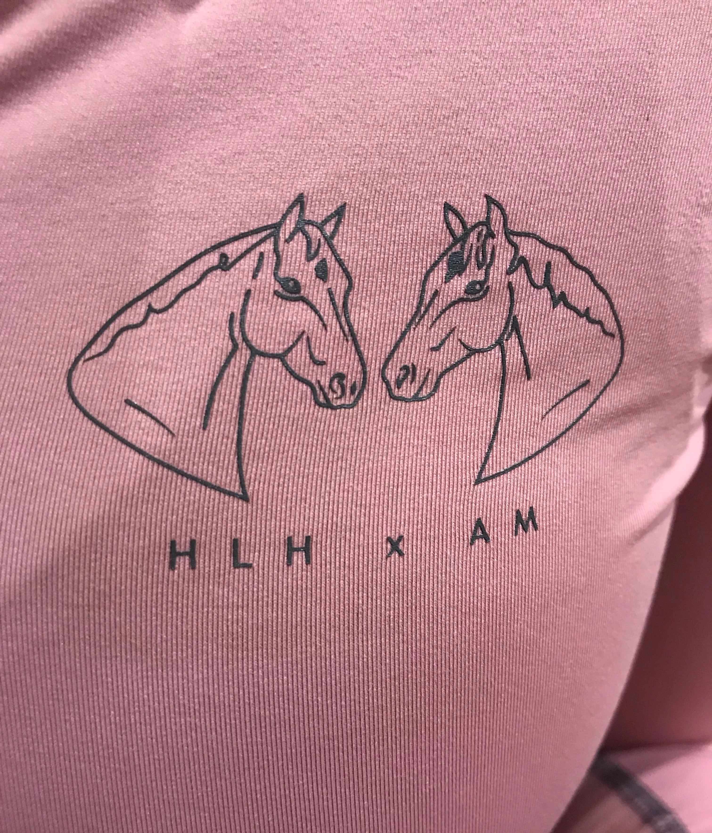 Amber M Eventing x HLH Collab Base layer in Blush Pink
