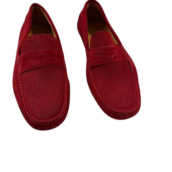 AQUATALIA Bruce Weatherproof Driving Shoe Size 13 , Red