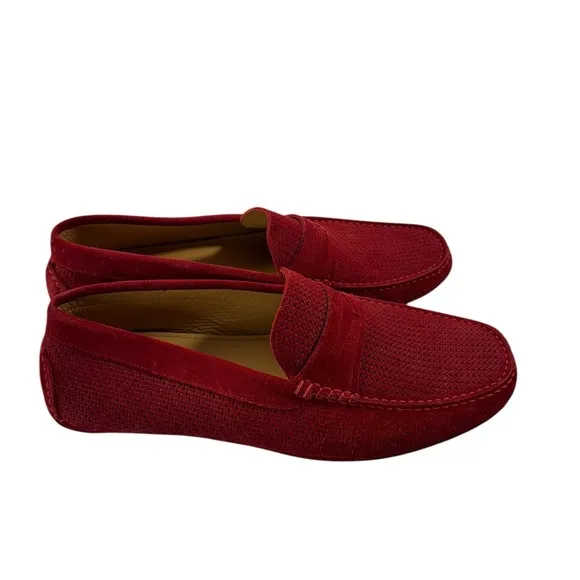AQUATALIA Bruce Weatherproof Driving Shoe Size 13 , Red