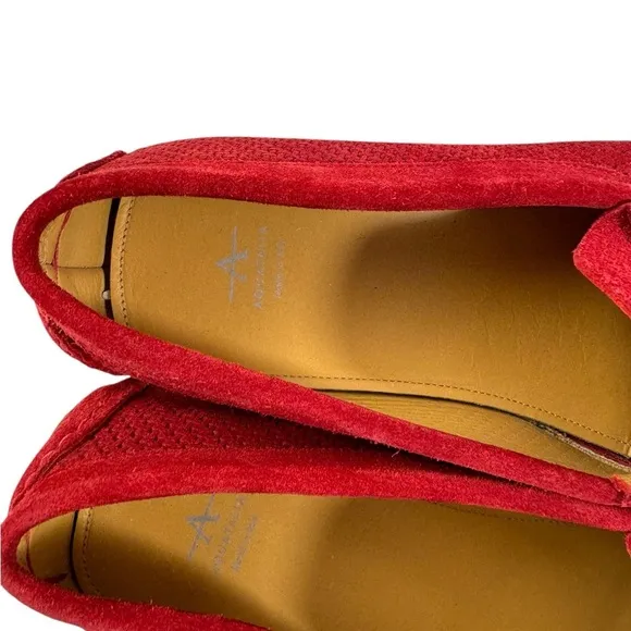 AQUATALIA Bruce Weatherproof Driving Shoe Size 13 , Red