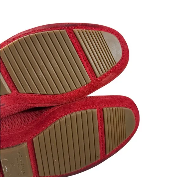 AQUATALIA Bruce Weatherproof Driving Shoe Size 13 , Red