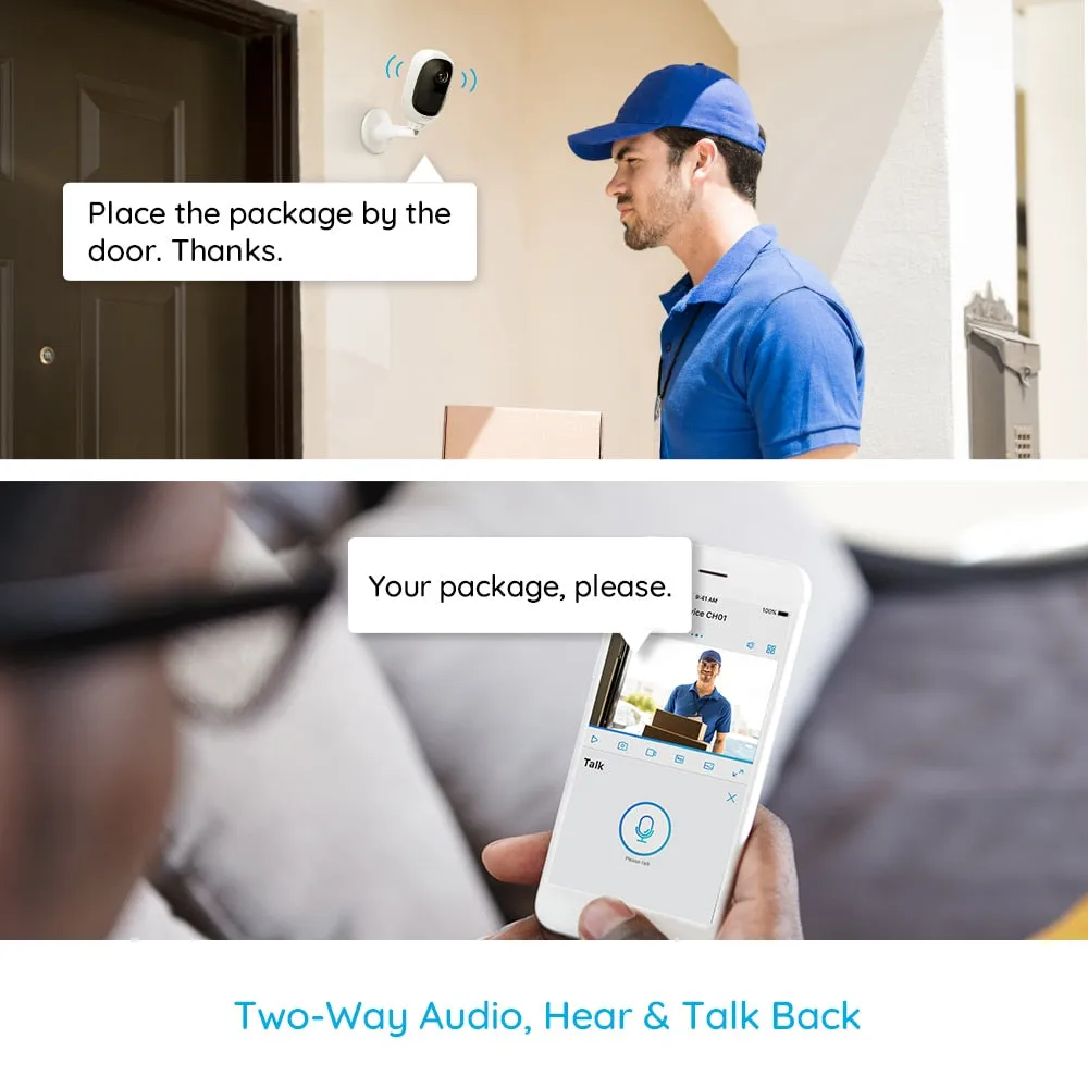 Argus Pro 100% Wire-Free Battery IP Camera 1080P Outdoor Full HD Wireless Weatherproof Indoor Security WiFi Video Cam