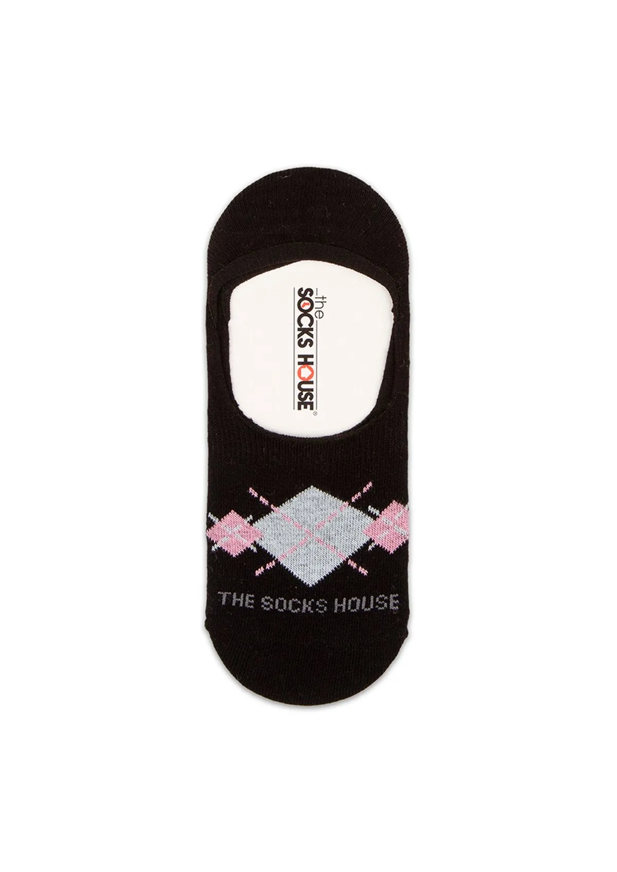 Argyle Design Women Invisible Socks