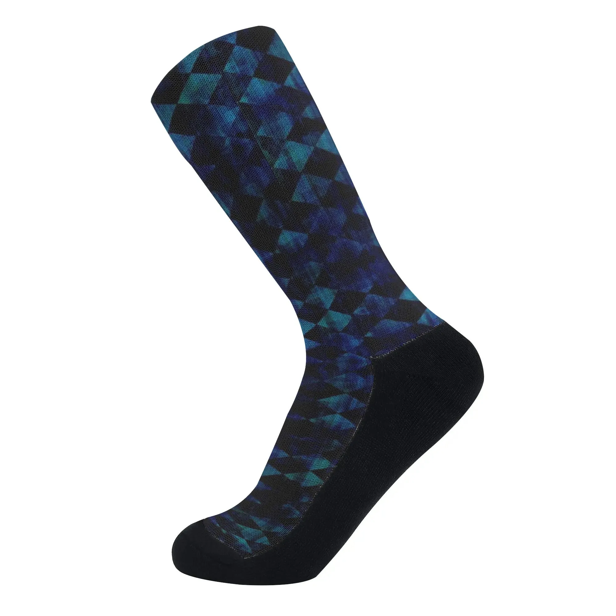 Argyle Pattern Crew Socks