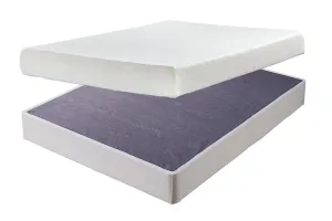 Ashley Express - Chime 8 Inch Memory Foam Mattress with Foundation