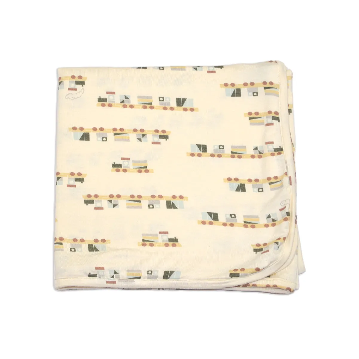 Bamboo Swaddle Blanket (All Aboard Print)