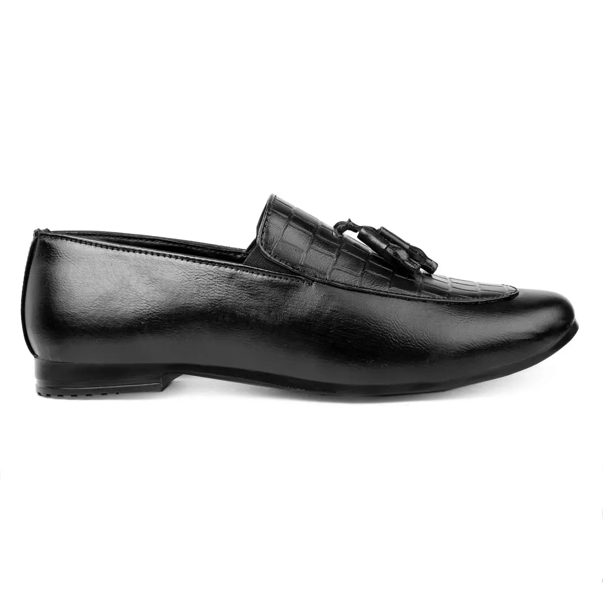 Basic Design Casual Pu Leather Tassel Loafer & Moccasins Shoes For Men's-JonasParamount