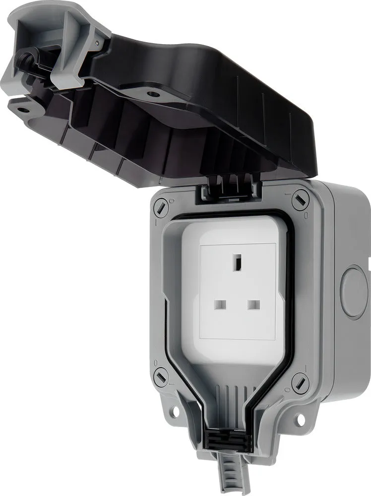 BG WP23-02 Weatherproof Nexus Storm 13A 1G Unswitched Socket