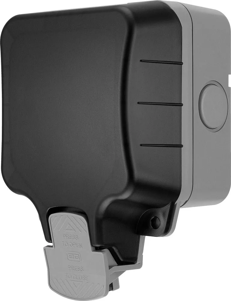 BG WP23-02 Weatherproof Nexus Storm 13A 1G Unswitched Socket