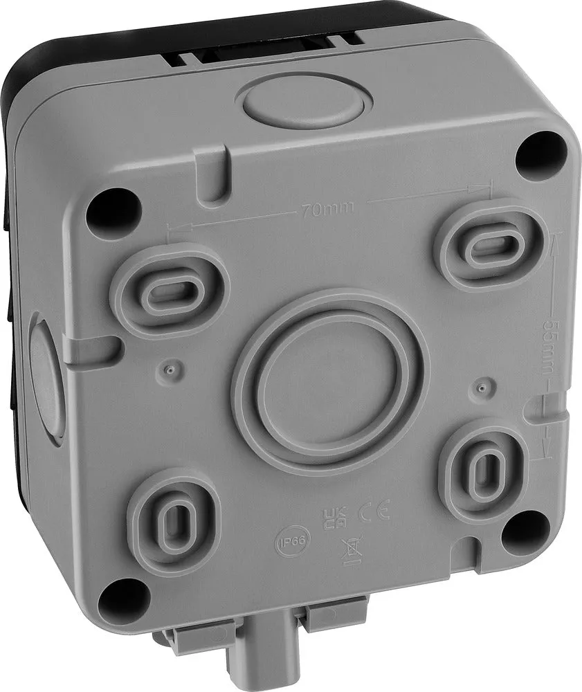 BG WP23-02 Weatherproof Nexus Storm 13A 1G Unswitched Socket