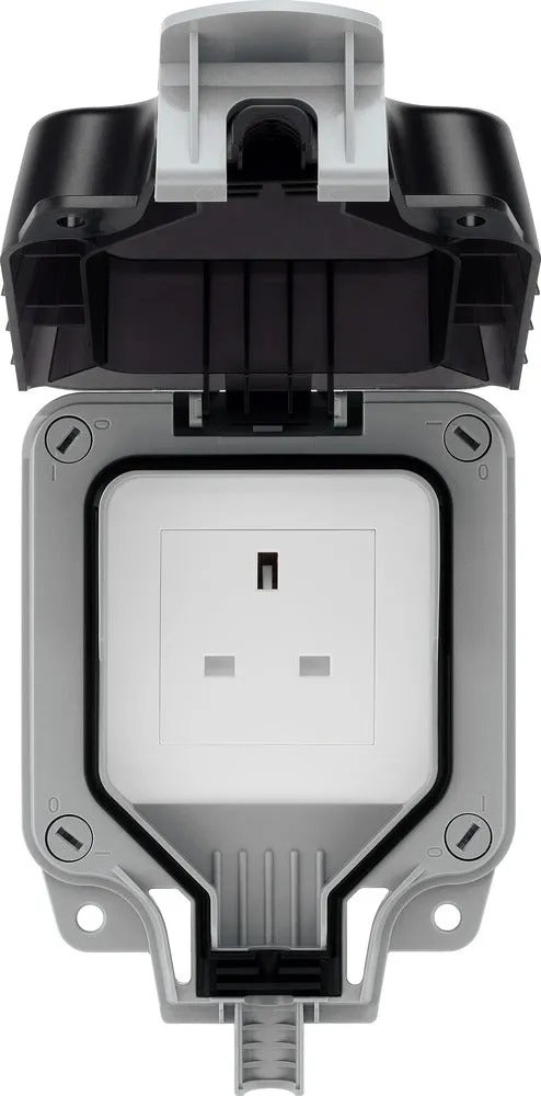BG WP23-02 Weatherproof Nexus Storm 13A 1G Unswitched Socket