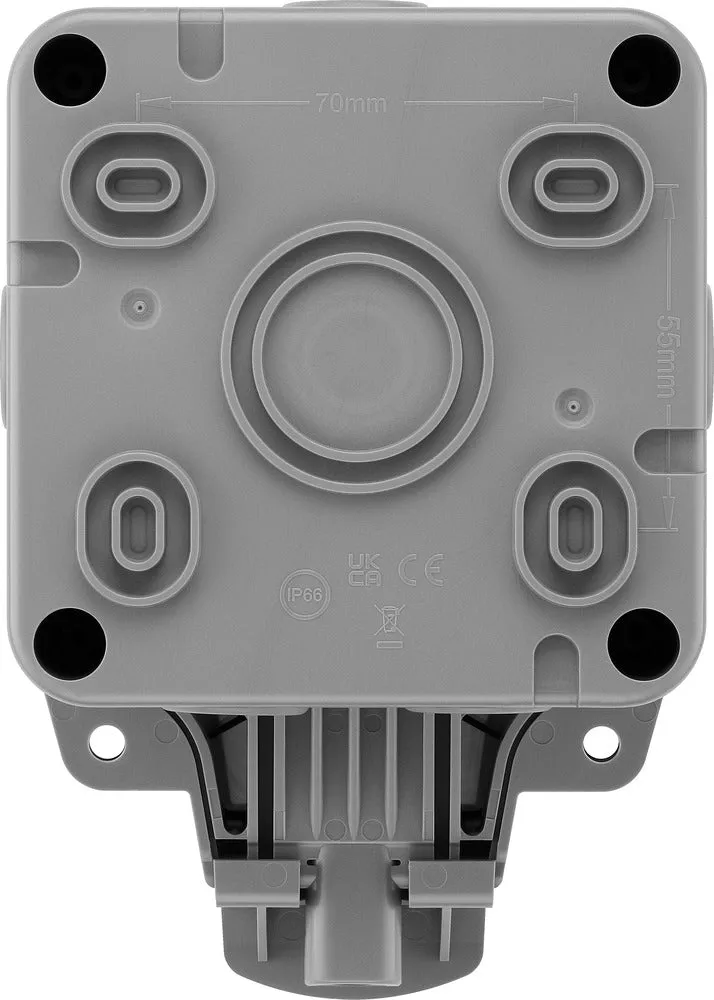 BG WP23-02 Weatherproof Nexus Storm 13A 1G Unswitched Socket
