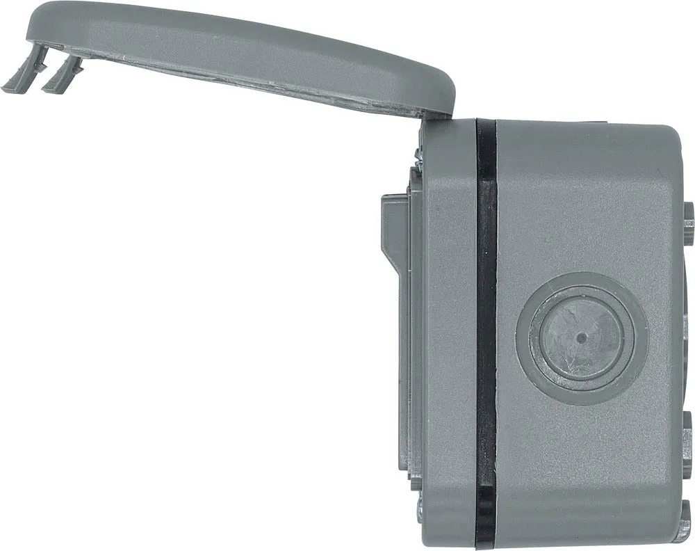 BG WPB21 Weatherproof IP55 13A 1G UK Socket   1G Switch