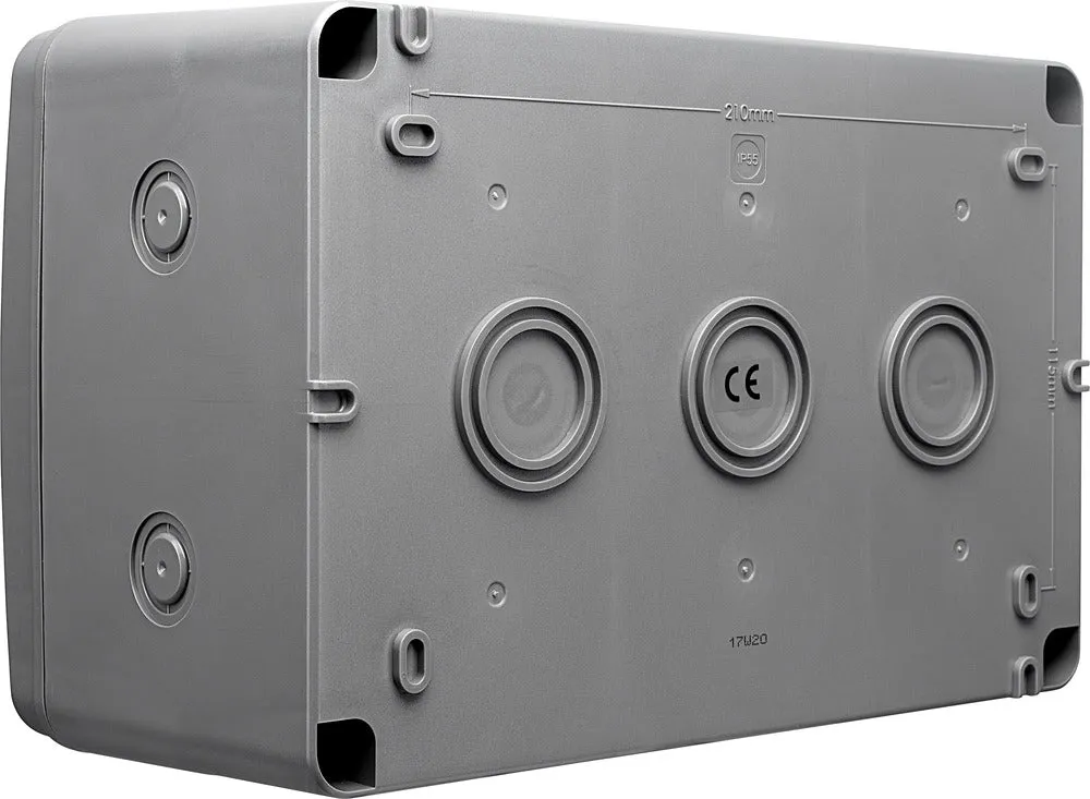 BG WPBJB2 Weatherproof IP55 Junction Box (H135 x W270 x D180 MM)