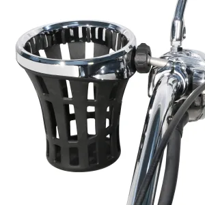 Big Ass® Drink Holder Chrome, 1 1/4" Aluminum Clamp, Chrome