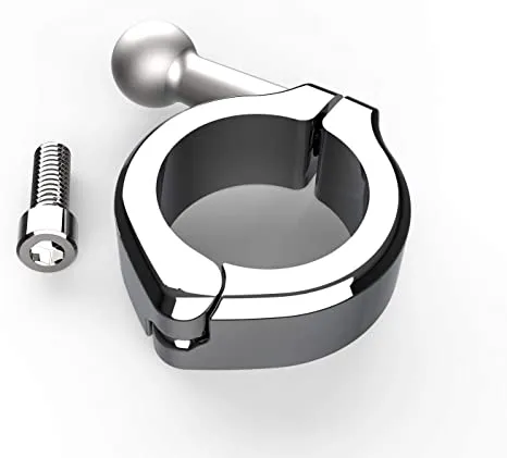 Big Ass® Drink Holder Chrome, 1 1/4" Aluminum Clamp, Chrome