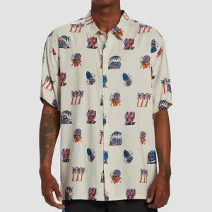 Billabong Turn The Tide Woven T-Shirt Stone