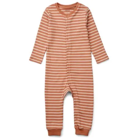 Birk Rose Stripe Sleepsuit