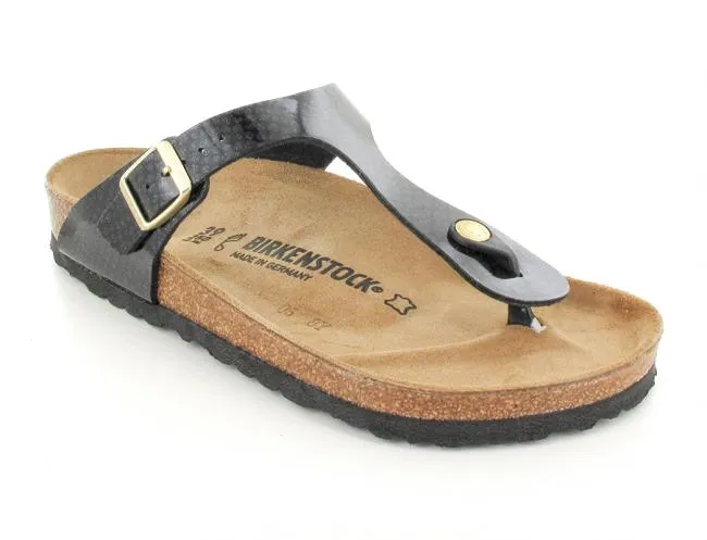BIRKENSTOCK® Faux Leather Thong Sandals Gizeh