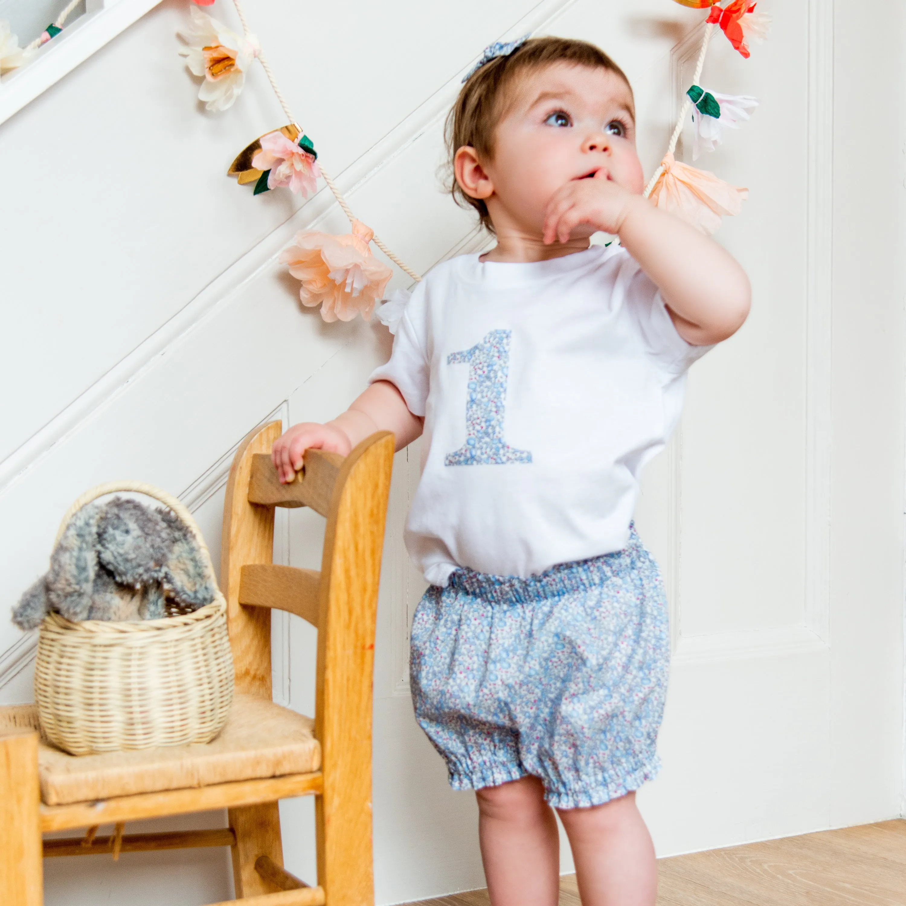 Birthday t-shirt and bloomer set