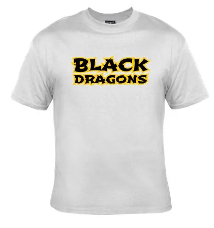 Black Dragons Words Design Youth Cooling Performance Crew