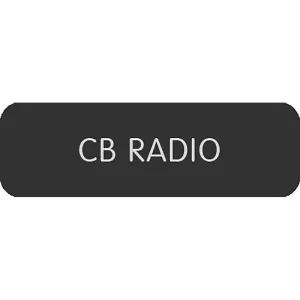 Blue Sea Large Format Label - "CB Radio" [8063-0090]