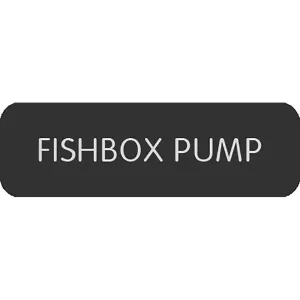 Blue Sea Large Format Label - "Fishbox Pump" [8063-0520]