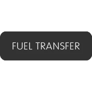 Blue Sea Large Format Label - "Fuel Transfer" [8063-0211]