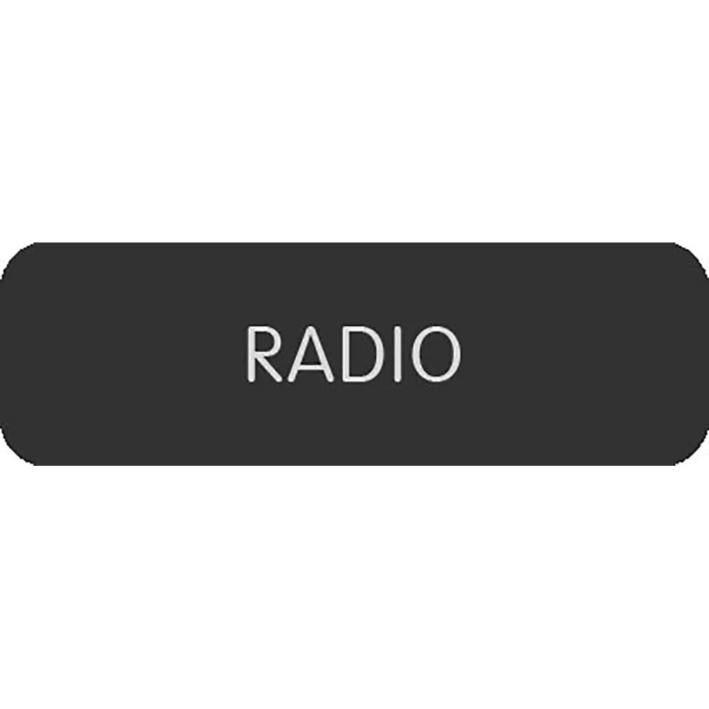 Blue Sea Large Format Label - "Radio" [8063-0351]