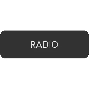 Blue Sea Large Format Label - "Radio" [8063-0351]