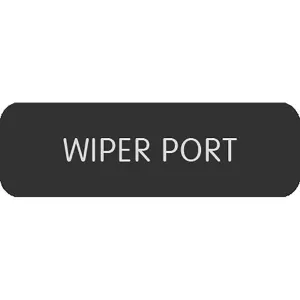 Blue Sea Large Format Label - "Wiper PORT" [8063-0450]